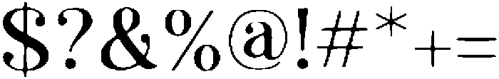 Royal Luxury Regular otf (400) Font OTHER CHARS