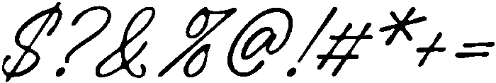 Royal Maison Script otf (400) Font OTHER CHARS