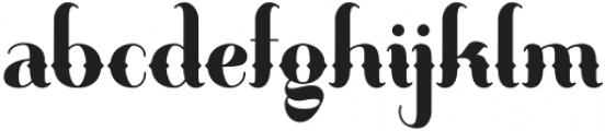 Royal Queen Clean otf (400) Font LOWERCASE