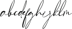 Royal Signature Italic otf (400) Font LOWERCASE