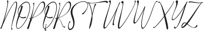 Royal Signature Italic ttf (400) Font UPPERCASE