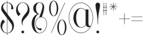 Royal Type Regular otf (400) Font OTHER CHARS