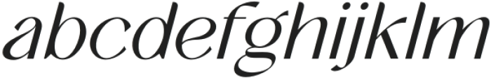 RoyalGrace-Italic otf (400) Font LOWERCASE