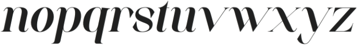 Royale Century Italic otf (400) Font LOWERCASE