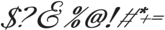 Royale Couture Script otf (400) Font OTHER CHARS