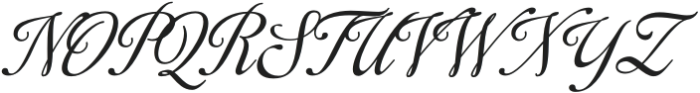 Royale Couture Script otf (400) Font UPPERCASE