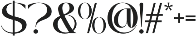 Royale Elegance Regular otf (400) Font OTHER CHARS