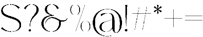 Royale Milano otf (400) Font OTHER CHARS