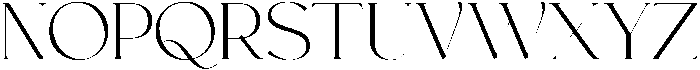 Royale Milano otf (400) Font UPPERCASE