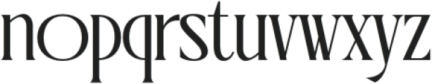 Royale Milanor Regular otf (400) Font LOWERCASE