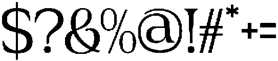 Royali Serif Regular otf (400) Font OTHER CHARS