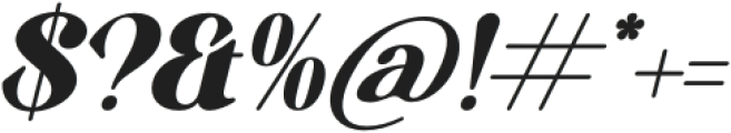 Royals Mugtile Italic otf (400) Font OTHER CHARS