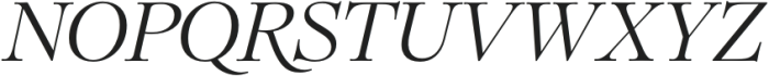 Royals Serif Italic otf (400) Font UPPERCASE