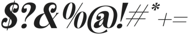 Royalti Cindles Italic Italic otf (400) Font OTHER CHARS