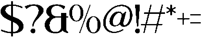 Roygen otf (400) Font OTHER CHARS