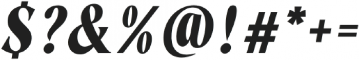 Roystorie Black Italic otf (900) Font OTHER CHARS