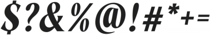 Roystorie Extra Bold Italic otf (700) Font OTHER CHARS