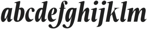 Roystorie Extra Bold Italic otf (700) Font LOWERCASE