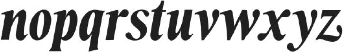 Roystorie Extra Bold Italic otf (700) Font LOWERCASE
