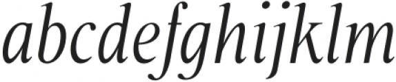 Roystorie Extra Light Italic otf (200) Font LOWERCASE