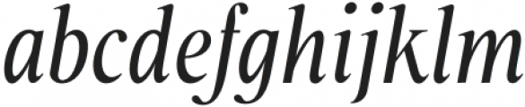 Roystorie Light Italic otf (300) Font LOWERCASE