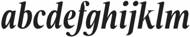Roystorie Semi Bold Italic otf (600) Font LOWERCASE