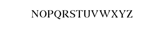 ROMANS REXAMPLES SERIF.ttf Font LOWERCASE