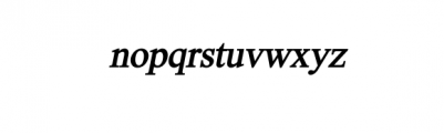 ROMANSHA BOLD ITALIC.otf Font LOWERCASE