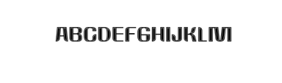 Rockrace-Inline.ttf Font LOWERCASE