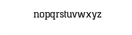 Rodian Serif Font LOWERCASE