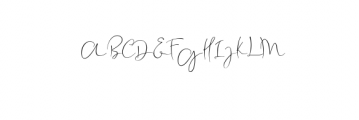 Rogertt script.ttf Font UPPERCASE