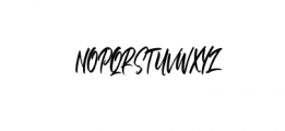 Rolling Back.ttf Font UPPERCASE