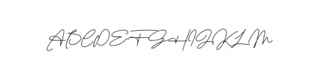 Romalin Signature Font UPPERCASE