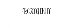 Rosalina Font UPPERCASE