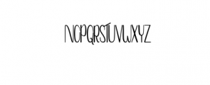 Rosalina Font UPPERCASE