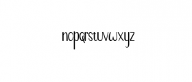 Rosalina Font LOWERCASE