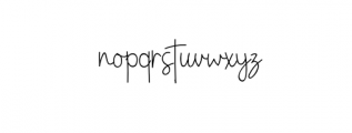 Rosaline.otf Font LOWERCASE