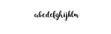 Roseline.ttf Font LOWERCASE