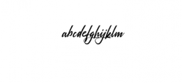 Rosellinda Alyamore Font LOWERCASE