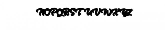 Rosttel Rough In LineFont.ttf Font UPPERCASE