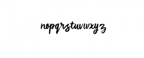 Rough Sketch.otf Font LOWERCASE