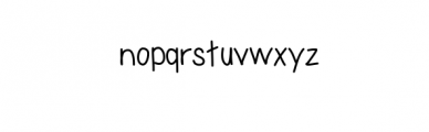 Roughly Write Set / Handwriting / 194 glyphs / ttf Font LOWERCASE