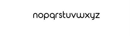 Roundly-Light.ttf Font LOWERCASE