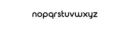 Roundly-Regular.otf Font LOWERCASE