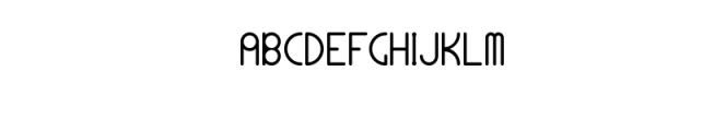 Roundy Font UPPERCASE