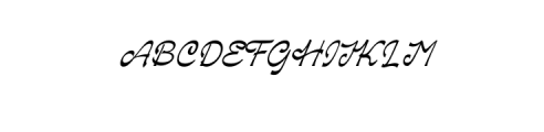 Roylands-Script.otf Font UPPERCASE