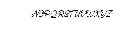 Roylands-Script.otf Font UPPERCASE