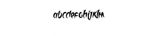 rolingline.otf Font LOWERCASE