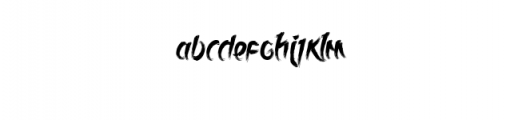 rolingline.ttf Font LOWERCASE