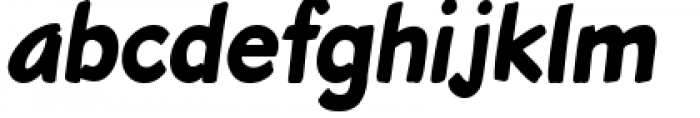 Roadbrush Italic Font LOWERCASE